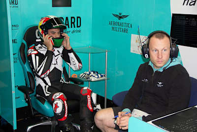 Miguel Oliveira mit seinem Crew-Chief Jan Luyten