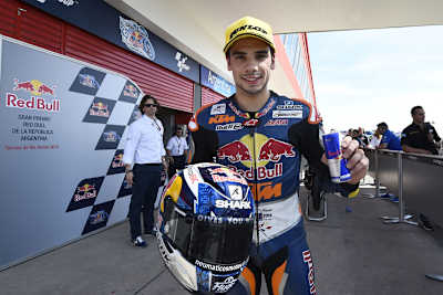 Miguel Oliveira nach der Trainingsbestzeit in Las Termas