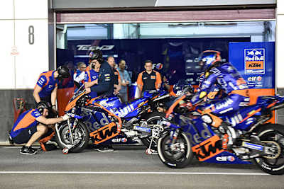 Die Red Bull-Tech3-Mannschaft wurde von KTM bestmöglich betreut