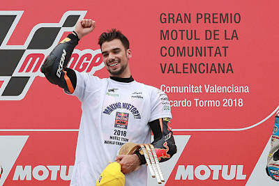 Miguel Oliveira liess die Red Bull-KTM-Ajo-Mannschaft jubeln