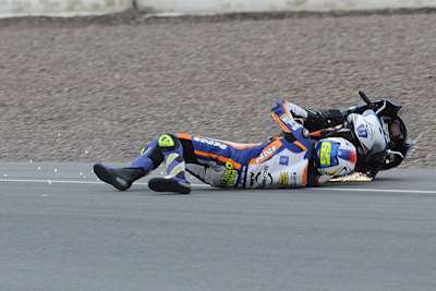 Philipp Öttls Sturz im ersten Training verlief harmlos