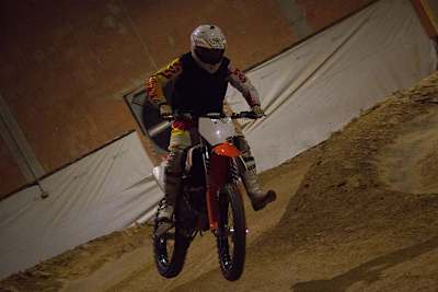 Philipp Öttl am Dienstag in der MX-Halle in Massing