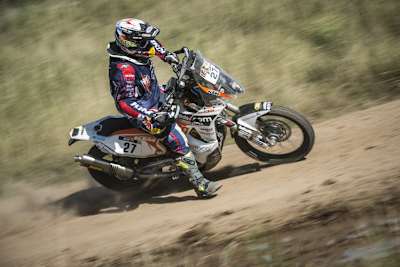 Matthias Walkner schaffte bereits auf der dritten Etappe die Sensation