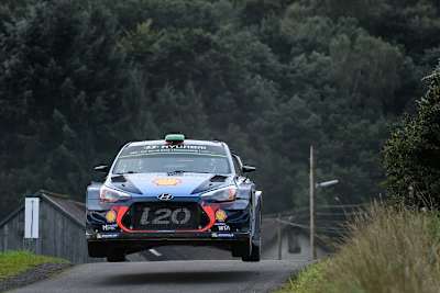 Hayden Paddon kam als einziger Hyundai-Pilot in die Punkte