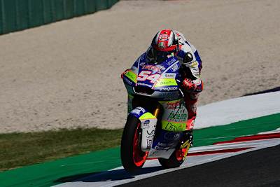 Mattia Pasini im Misano-Training auf der Tasca-Kalex