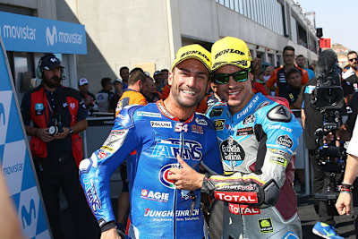 Mattia Pasini und Franco Morbidelli