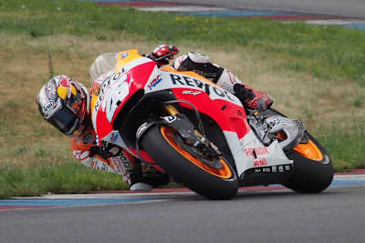 Dani Pedrosa beim HRC-Test heute in Brünn