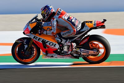 Dani Pedrosa auf der Repsol-Honda beim MotoGP-Finale in Valencia