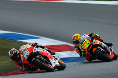 Dani Pedrosa kämpfte mit Aleix Espargaró um Rang 3