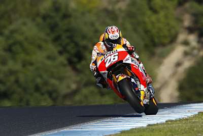 Dani Pedrosa am Mittwoch in Jerez