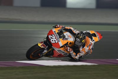 Dani Pedrosa unter dem Flutlicht von Katar