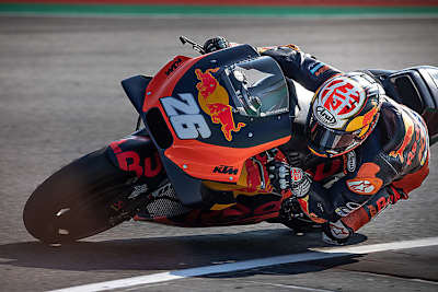 Red Bull KTM-Testfahrer Dani Pedrosa in Misano