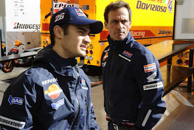 Stets Seite an Seite: Dani Pedrosa und Mentor Alberto Puig