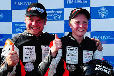 WM-Sieger Pekka Päivärinta und Kirsi Kainulainen