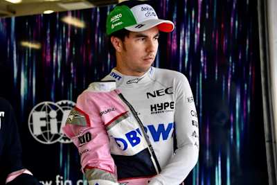 Force India-Pilot Sergio Pérez 
