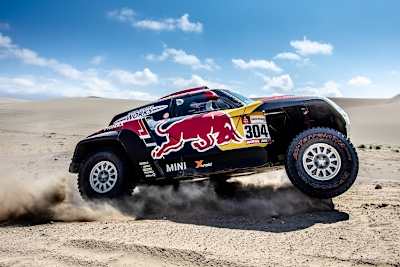 Stéphane Peterhansel hatte wenig Glück auf der achten Prüfung