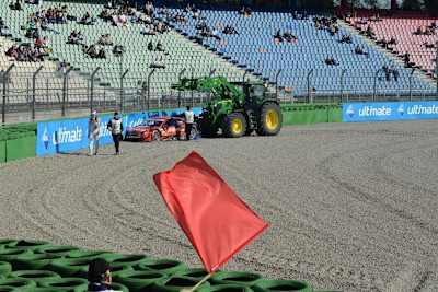 Vitaly Petrov nach seinem Abflug