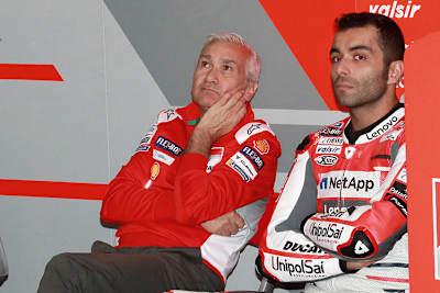Teammanager Davide Tardozzi, Danilo Petrucci