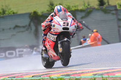 Im Regen immer stark: Danilo Petrucci auf der Pramac-Ducati