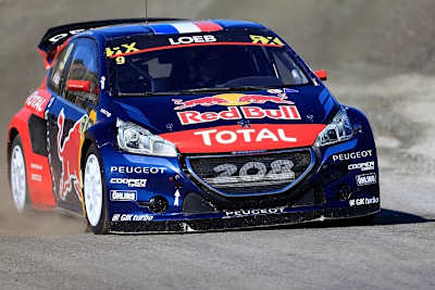Der Peugeot 208 WRX im Angriffsmodus