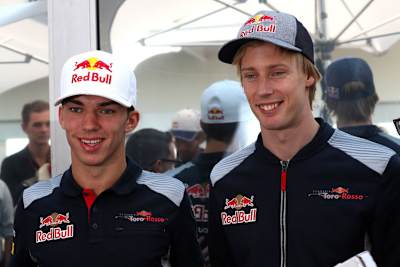 Brendon Hartley und Pierre Gasly dürfen auch in Mexiko für Toro Rosso Gas geben