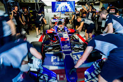 Pierre Gasly liess in Jordanien die Reifen rauchen