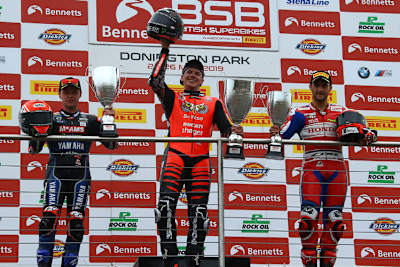 Tarran Mackenzie, Scott Redding und Xavier Fores (v.l.)