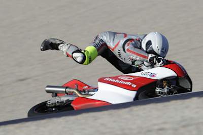 Valencia 2012: Manchmal fiel Popov durch eine etwas unorthodoxe Fahrweise auf...