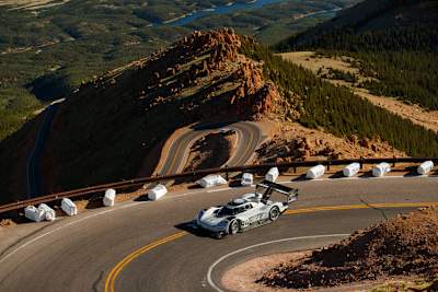 Romain Dumas im VW-Prototypen I.D. R Pikes Peak