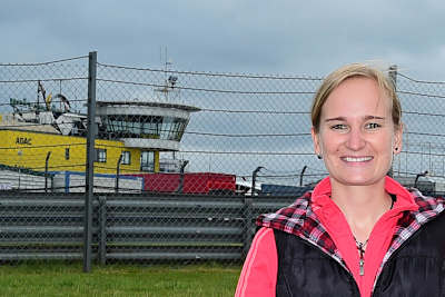 Nina Prinz auf dem Sachsenring
