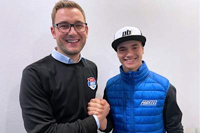 Florian Prüstel mit Dirk Geiger