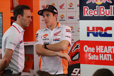Alberto Puig mit Marc Márquez