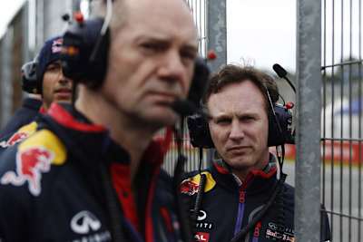 Adrian Newey und Christian Horner haben noch einige Pronleme zu lösen