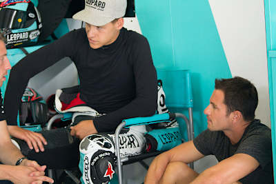 Fabio Quartararo mit Randy de Puniet