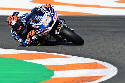 Tito Rabat auf seinem neuen Arbeitsgerät