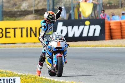 Weltmeister Rabat lässt sich von den spanischen Fans feiern