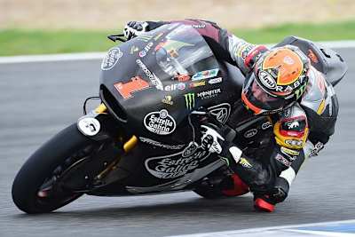 Tito Rabat auf der 2015-Kalex beim November-Test in Jerez