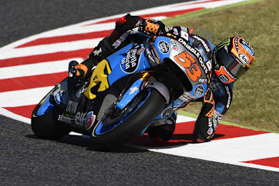 Arger Hang-off-Fahrstil: Tito Rabat auf der MotoGP-Honda