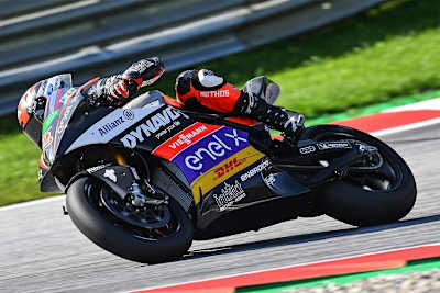 Jesko Raffin auf der Energica Ego Corsa in Spielberg