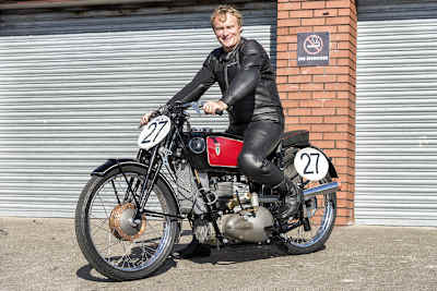 Ralf Waldmann mit der DKW 250 ccm