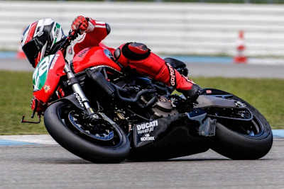 2017 bestritt Ralf Waldmann mit der Ducati in Hockenheim das letzte richtige Rennen