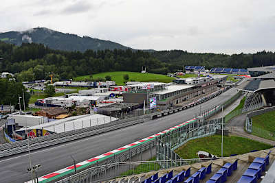 Donnerstagfrüh auf dem Red Bull Ring: Es ist alles bereit für den WM-Lauf in der Steiermark