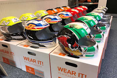 Die Schuberth SR2-Helme der Red Bull MotoGP Rookies 
