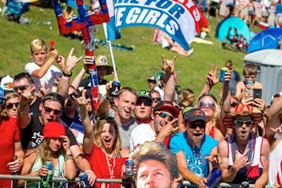 Das Rennen der US Nationals in RedBud findet traditionell am Wochenende des amerikanischen Unabhängigkeitstages statt