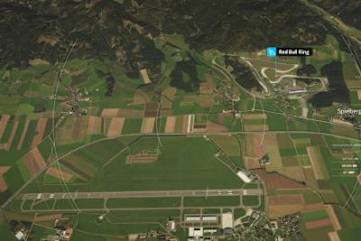 Der Red Bull Ring bei Spielberg