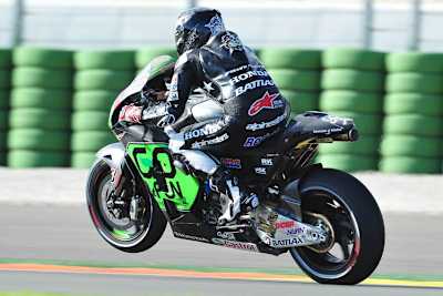 Scott Redding beim November-Test in Valencia auf der Honda RCV1000R