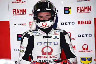 Scott Redding in der Box des Pramac-Teams