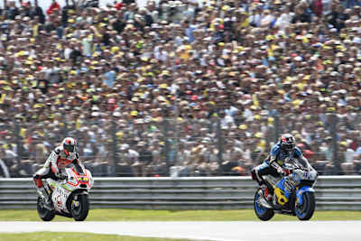 Das Rennen in Assen: Scott Redding vor Yonny Hernandez