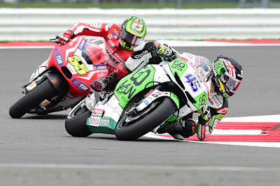 Silverstone-Training: Scott Redding vor Cal Crutchlow