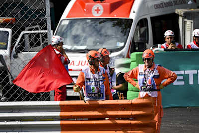 Rote Flagge in Monza